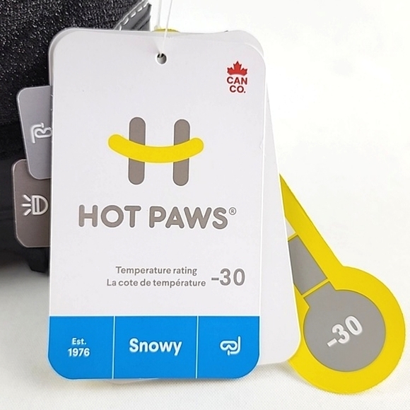 HOT PAWS Youth Girls Black Faux Fur Sparkles Winter Waterproof Boots -30°C Sz 6 - Picture 10 of 16